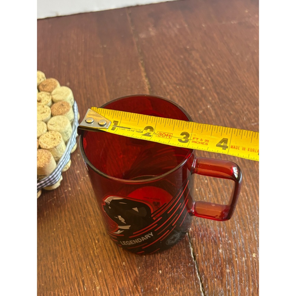 Star Wars Darth Vader Legendary Red Glass Coffee Mug Hallmark Disney Imperial - Picture 5 of 7